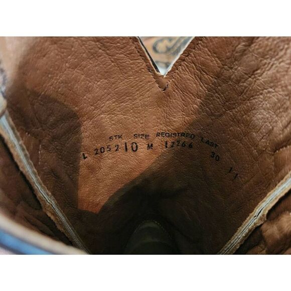 Circle G Overlay, Embroidered, and Studded Western Boot Size 10 NWOT - Picture 6 of 7